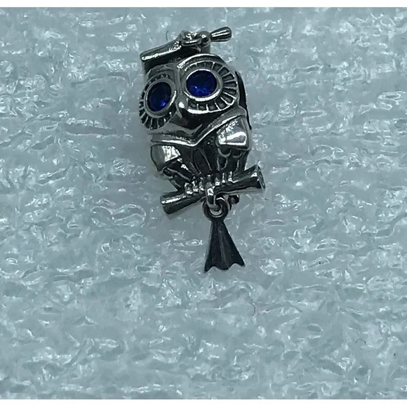 Pandora Jewelry Pandora Wise Owl Graduation Silver Charm